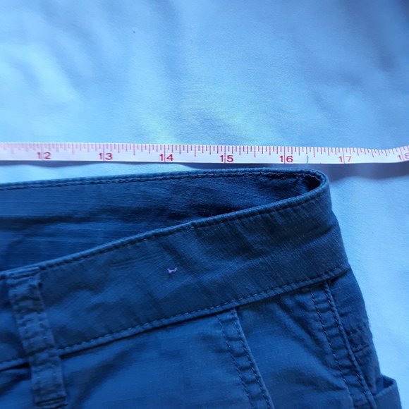 Prana Bermuda Light Blue Hiking Shorts - Picture 8 of 9